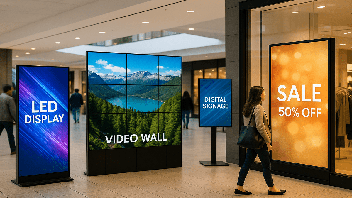 What are digital signage displays
