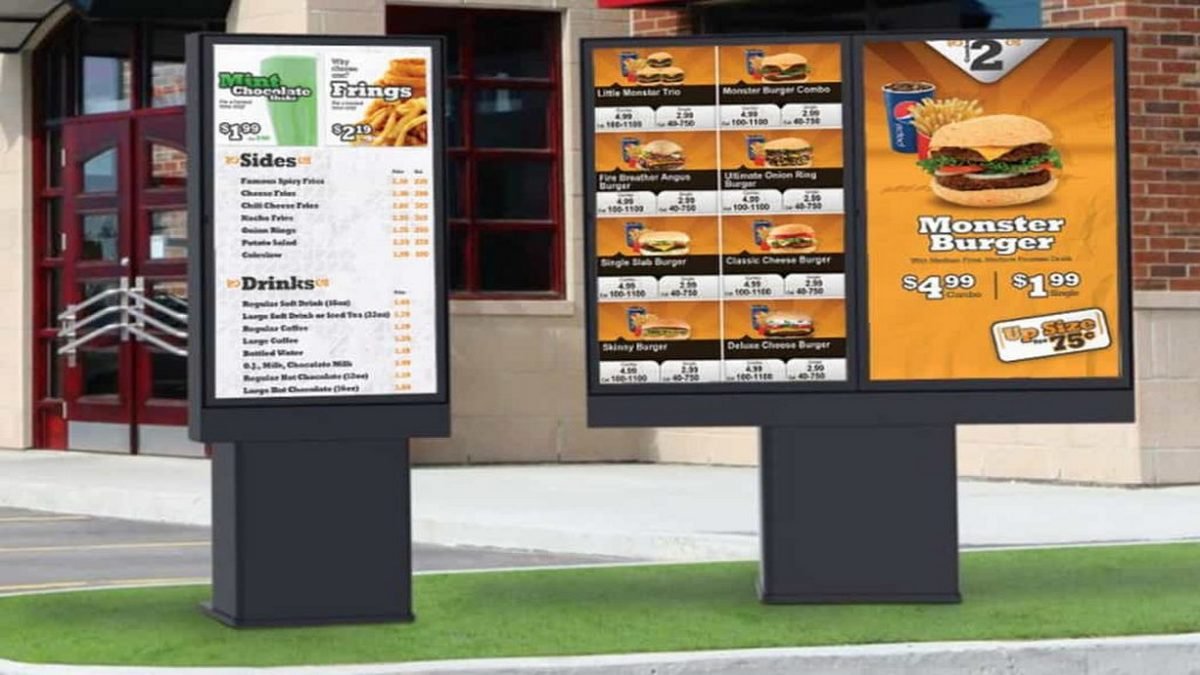 Best Outdoor Digital Menu Boards for Restaurant