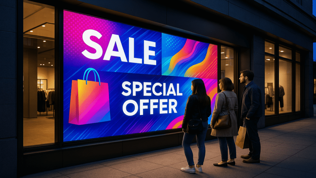 Maximizing Customer Engagement by Harnessing the Power of Window Display Signage