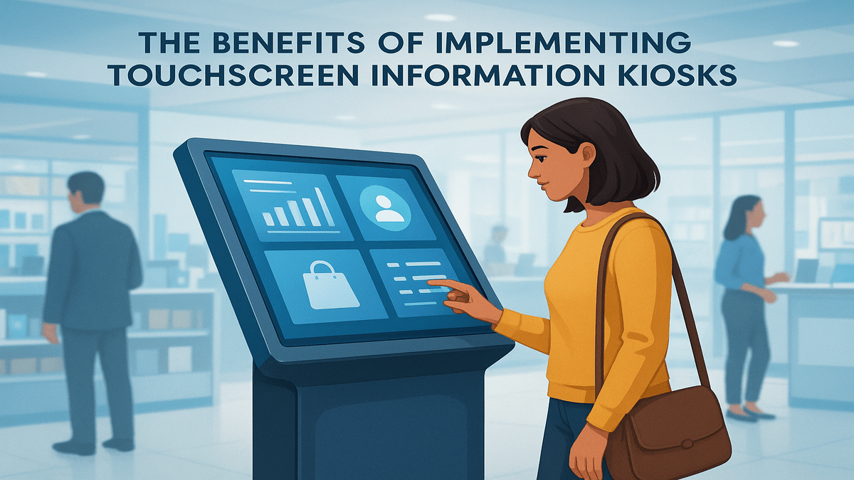 The Benefits of Implementing Touchscreen Information Kiosks