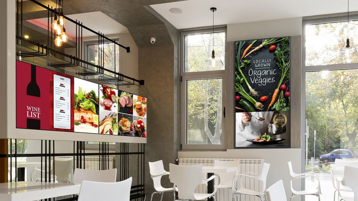 digital signage system for restaurants