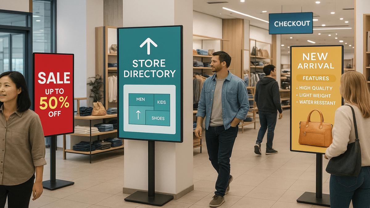 tips for designing a Digital Signage to attract customers