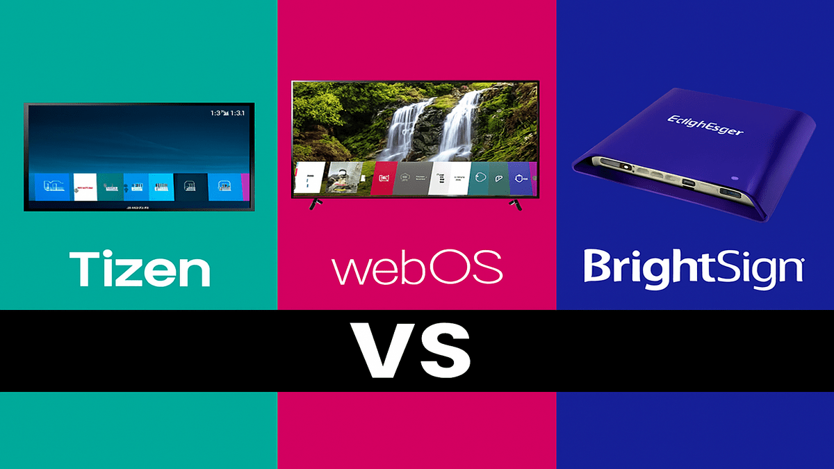 An Analysis of Tizen vs webOS vs BrightSign