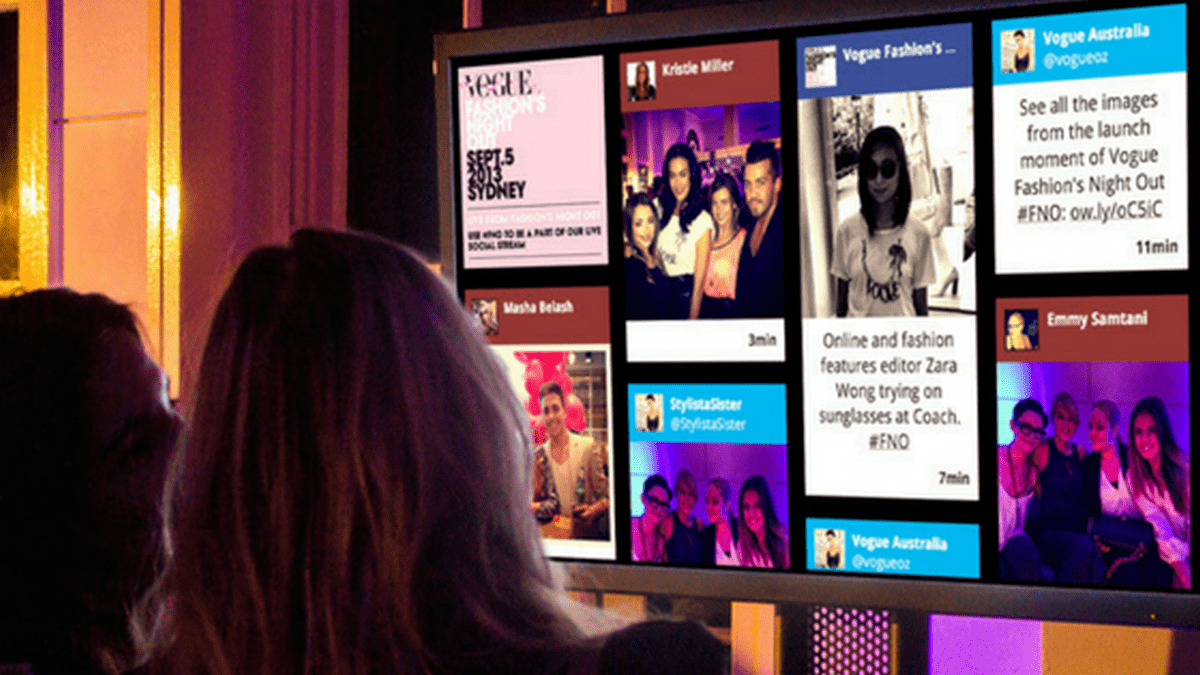 Social Media and Live Feed Walls