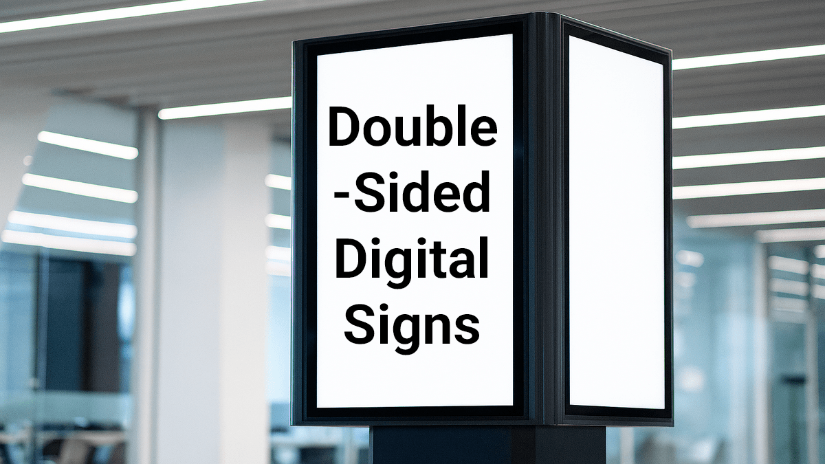 Double-Sided Digital Signs