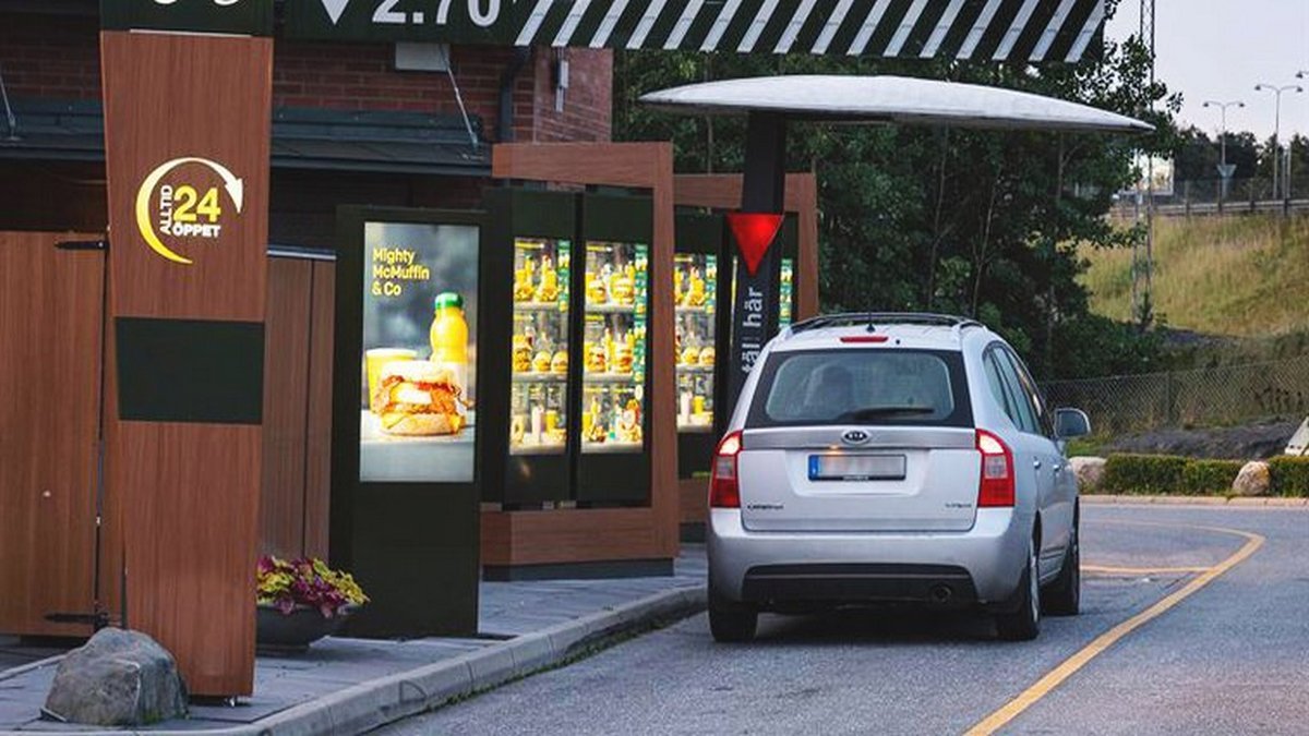 Outdoor Drive Through Digital Signage