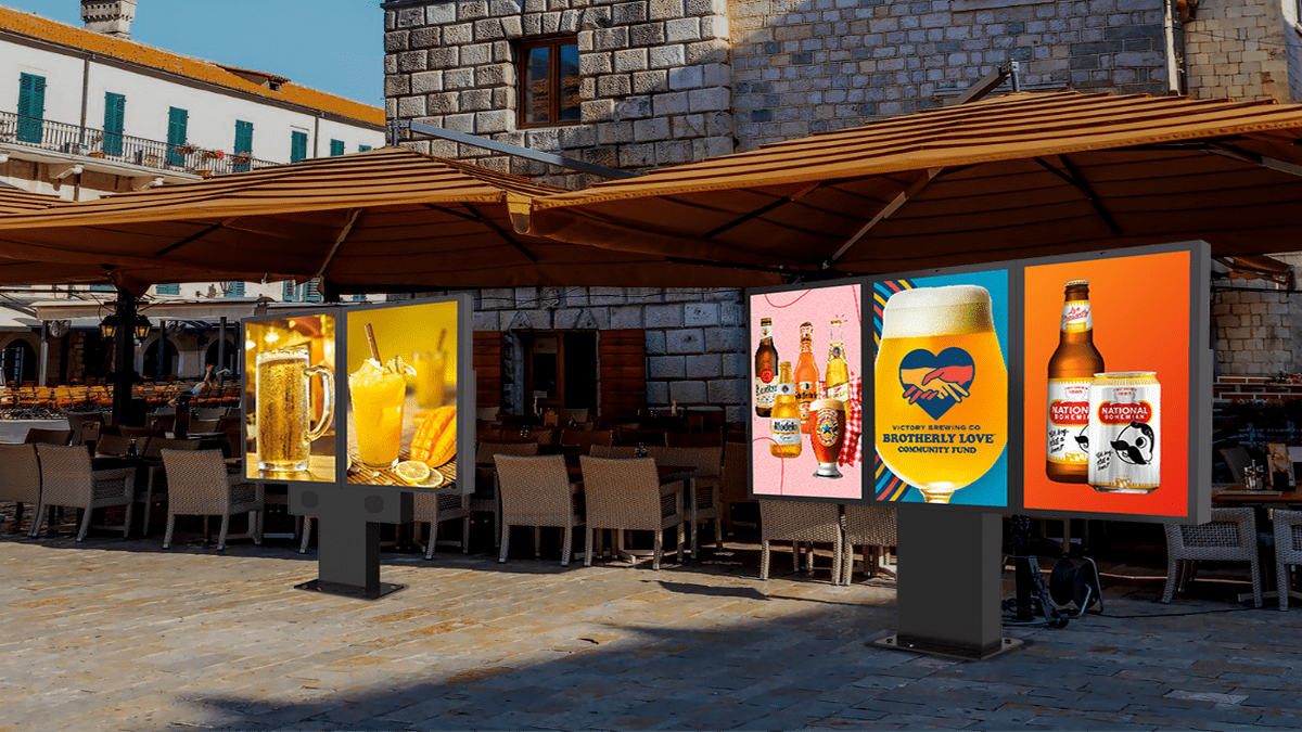 Outdoor Drive Through Digital Signage