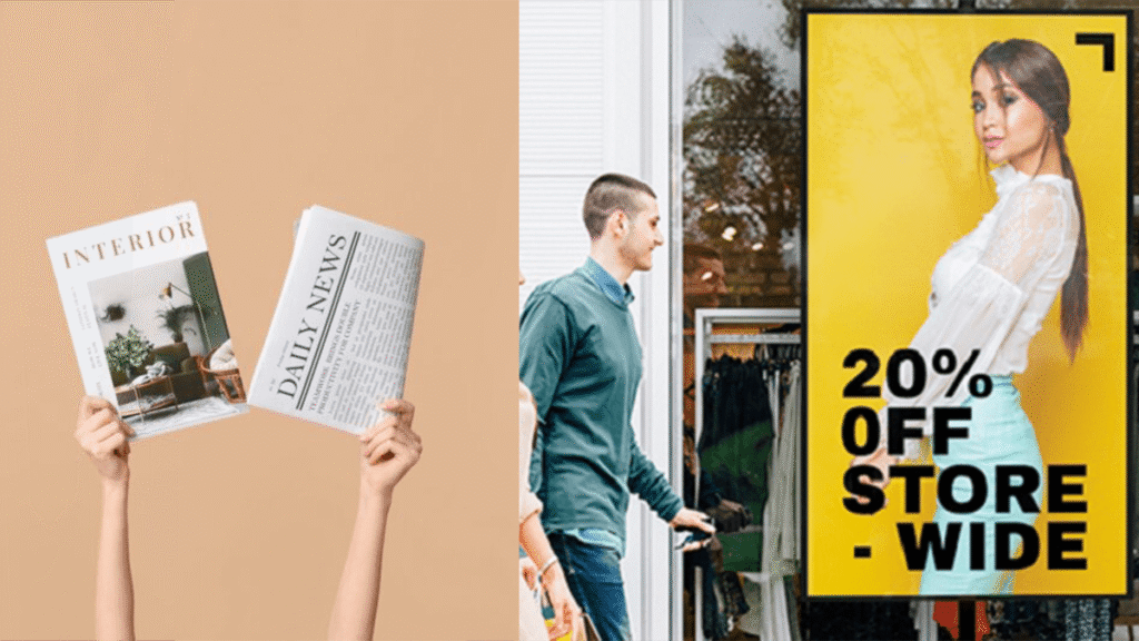 From Posters to Pixels: The Cost Difference Between Print and Digital Signage Explained