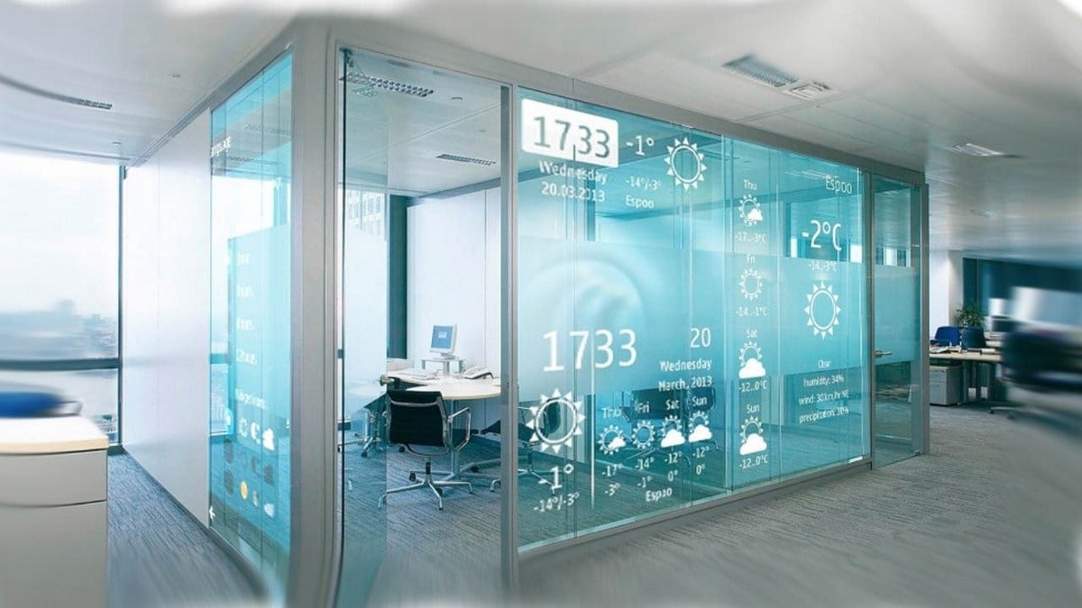 Transparent LED Screens in Corporate Buildings