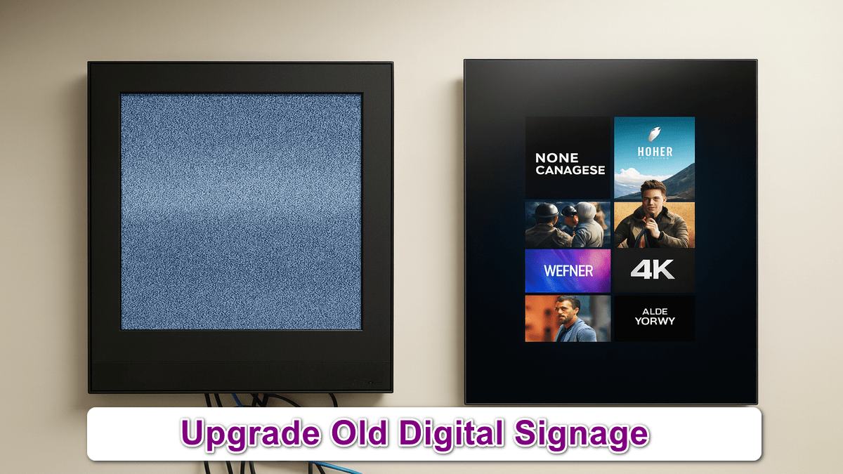 Upgrade Old Digital Signage