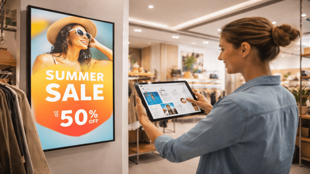 Digital Signage Content Update