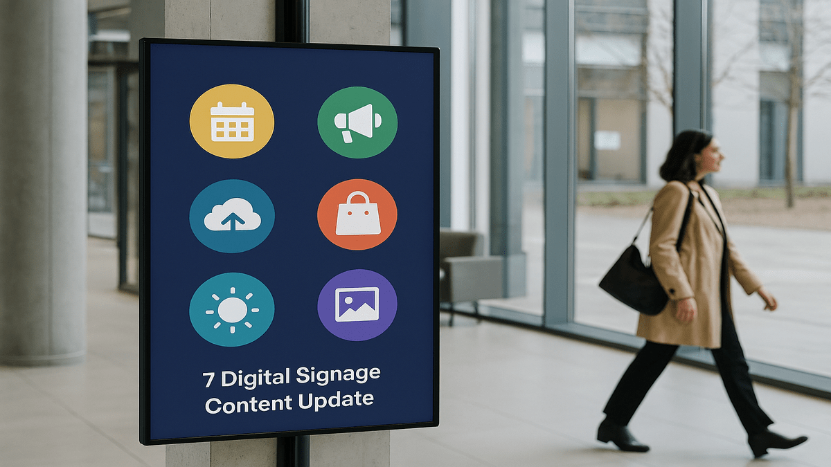 Digital Signage Content Update