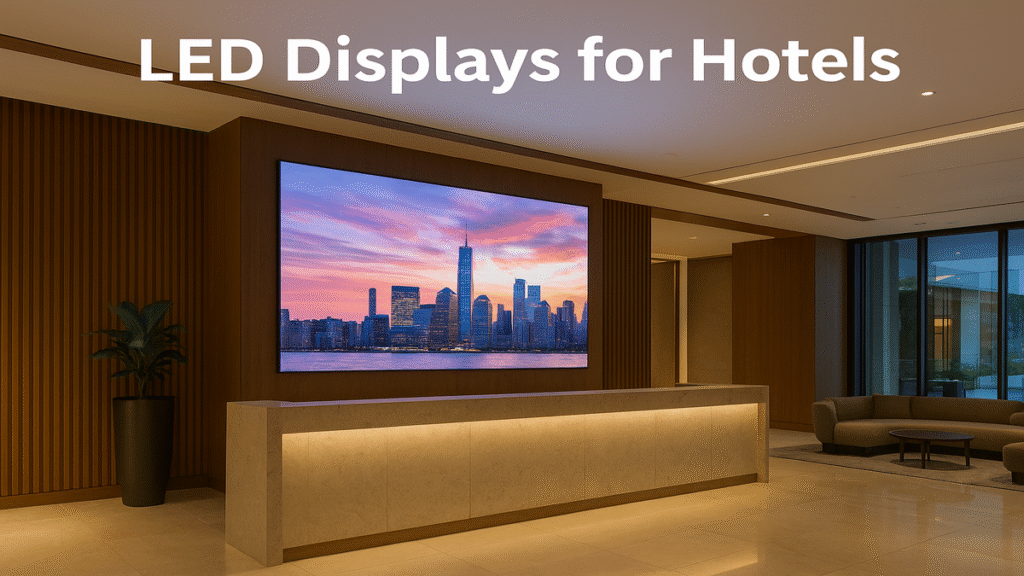 LED Displays for Hotels: Boosting Guest Experience and Brand Impact