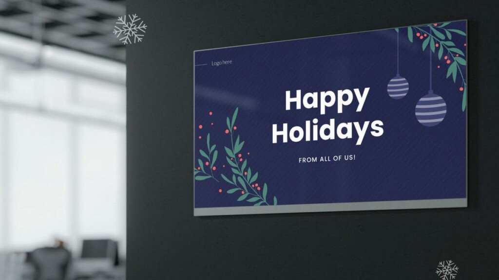 Digital Signage for Holiday Sales