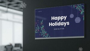 Digital Signage for Holiday Sales