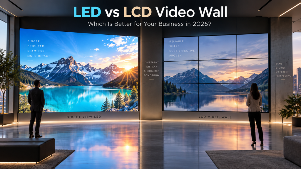 LED vs LCD Video Wall