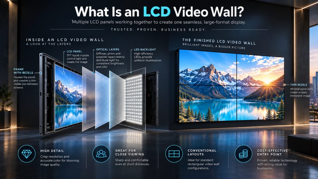 What Is an LCD Video Wall?
